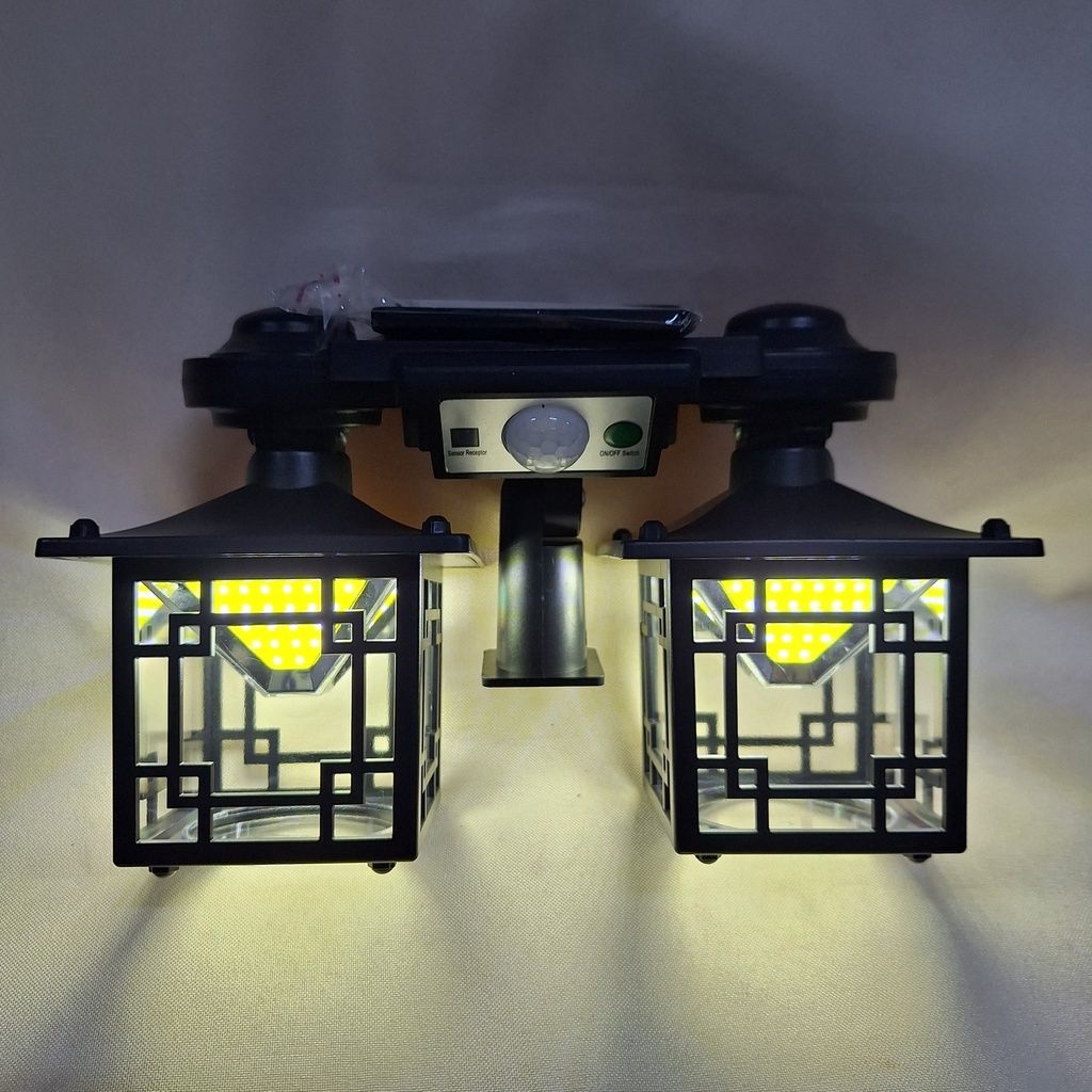 Aplique solar luz blanca