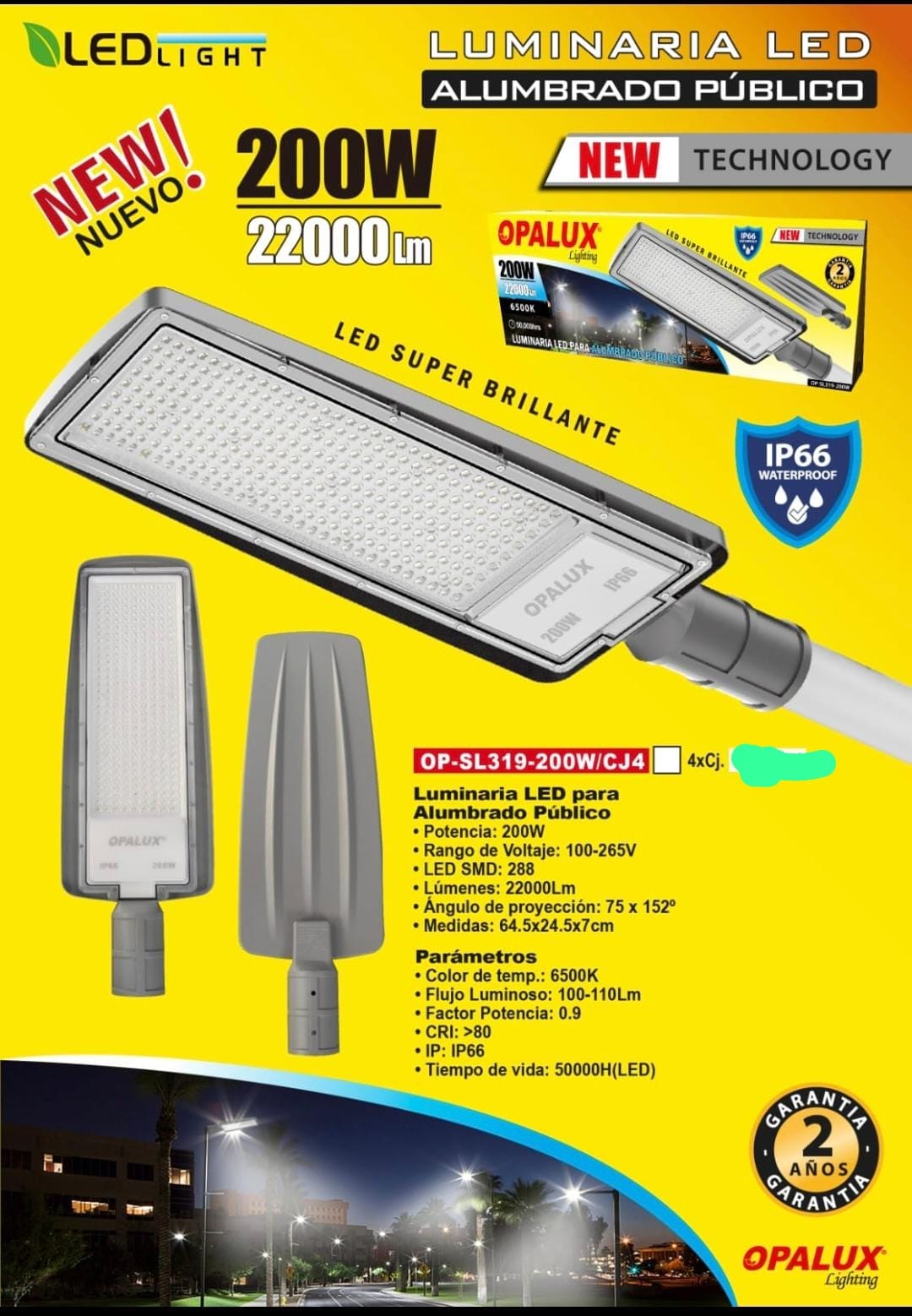 Pastoral de 200w oplalux