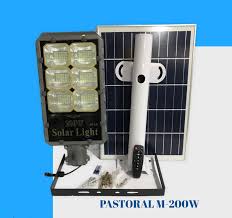 Pastoral solar solar light con panel aparte